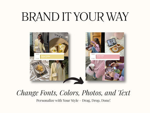 Yellow iOS Instagram Templates