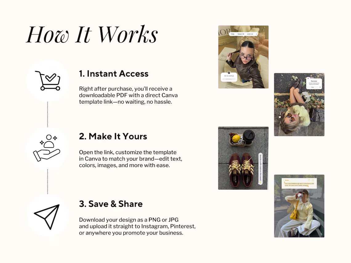 Yellow iOS Instagram Templates